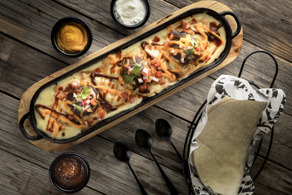 Mexican Meat Ball Plate