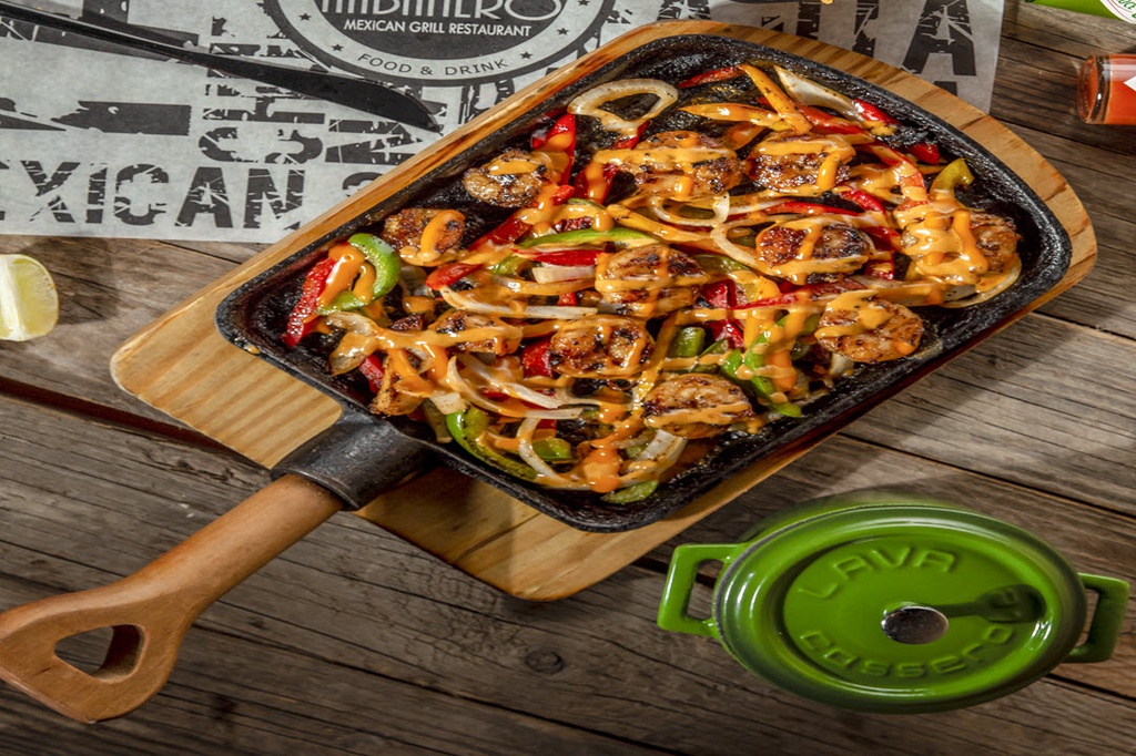 Fajitas Shrimps Plate